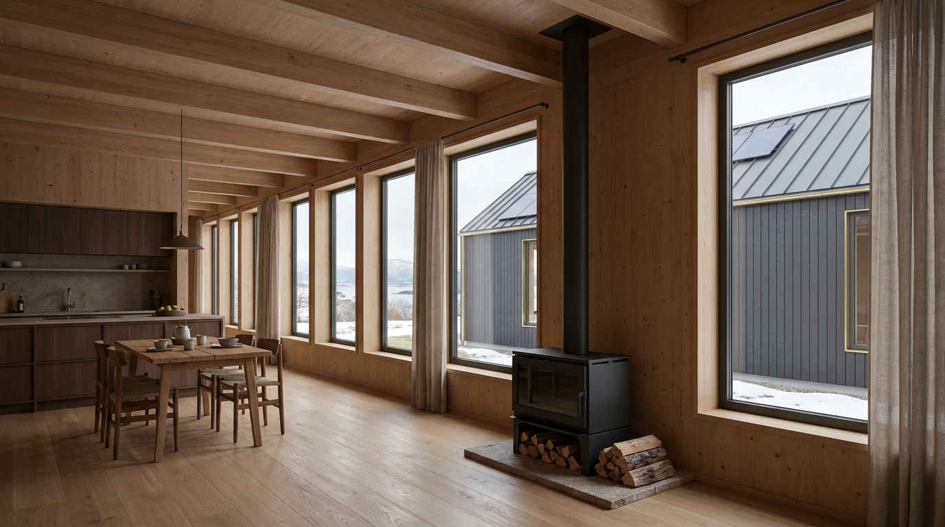 南の小屋 内観