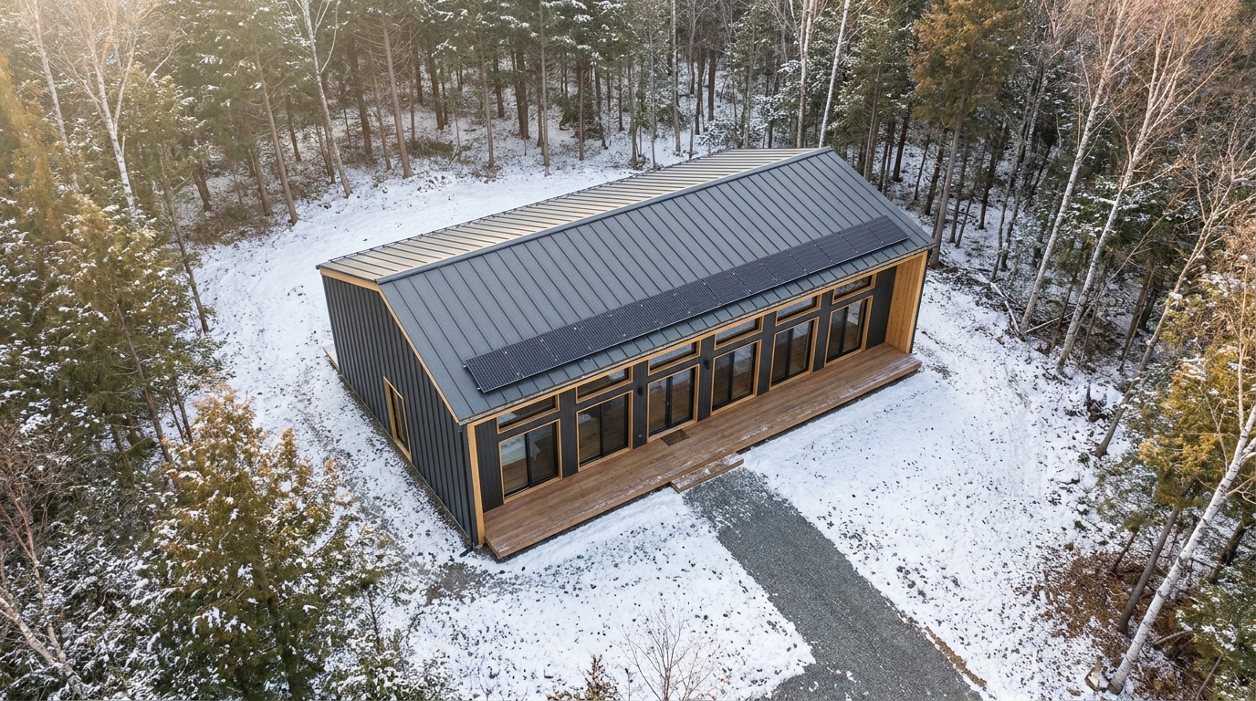 森の小屋 配置