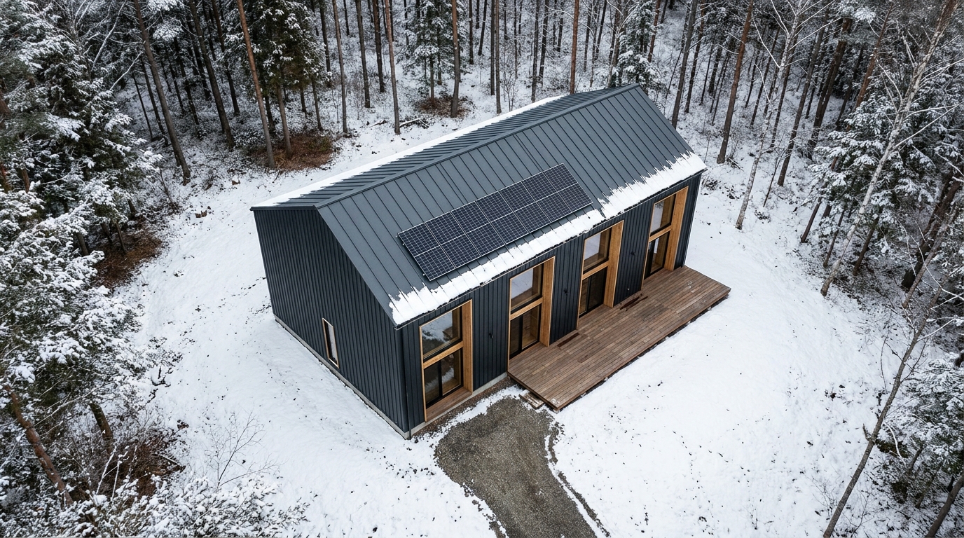 霧の小屋 配置
