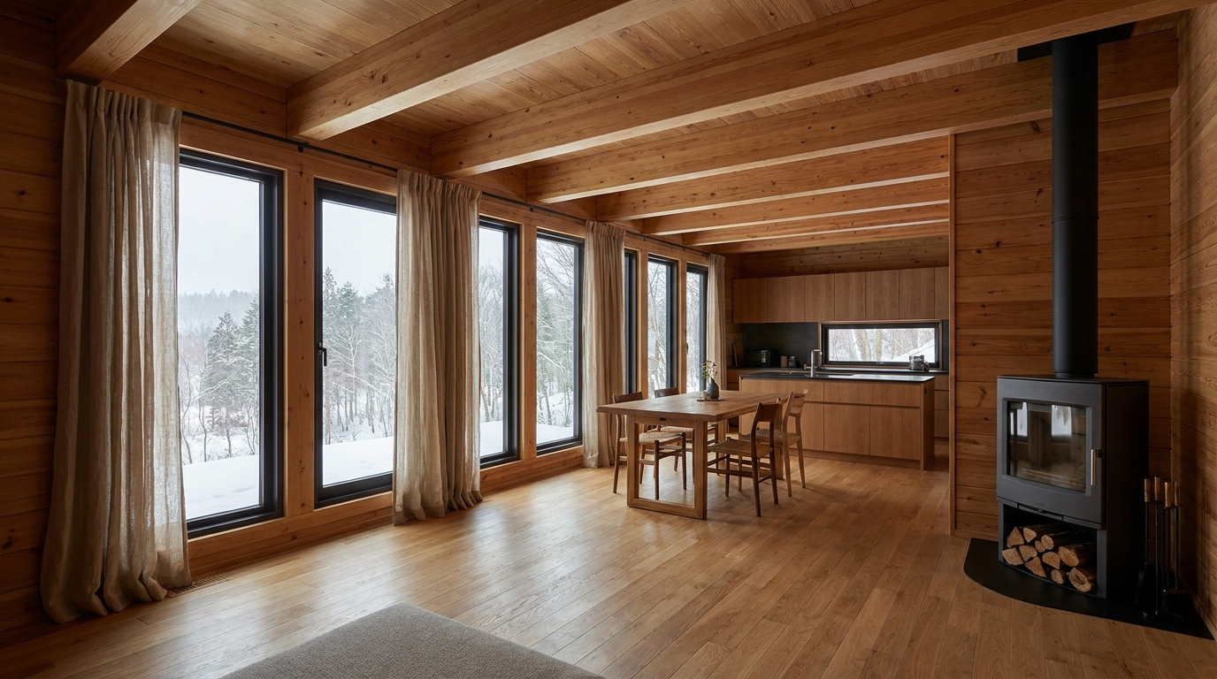 風の小屋 内観