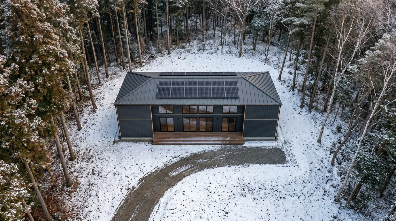 北の小屋 配置