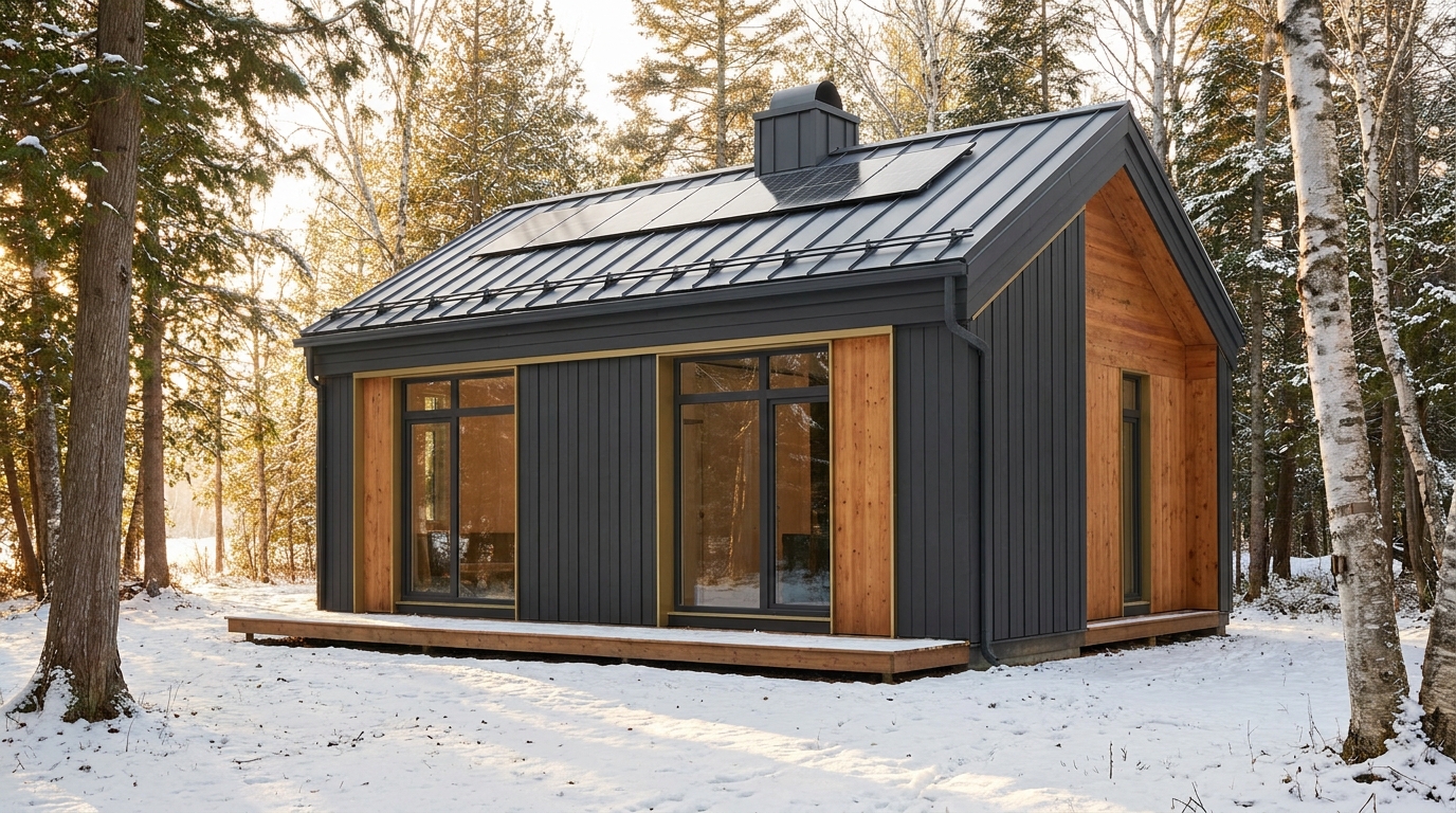 星の巣 外観 — AI render based on BIM specs