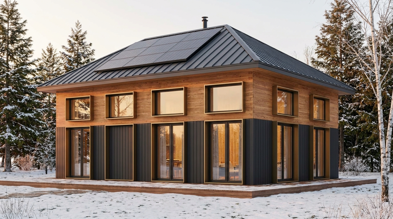 月の塔 外観 — AI render based on BIM specs