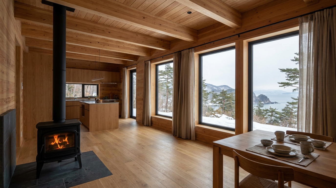 西の小屋 内観
