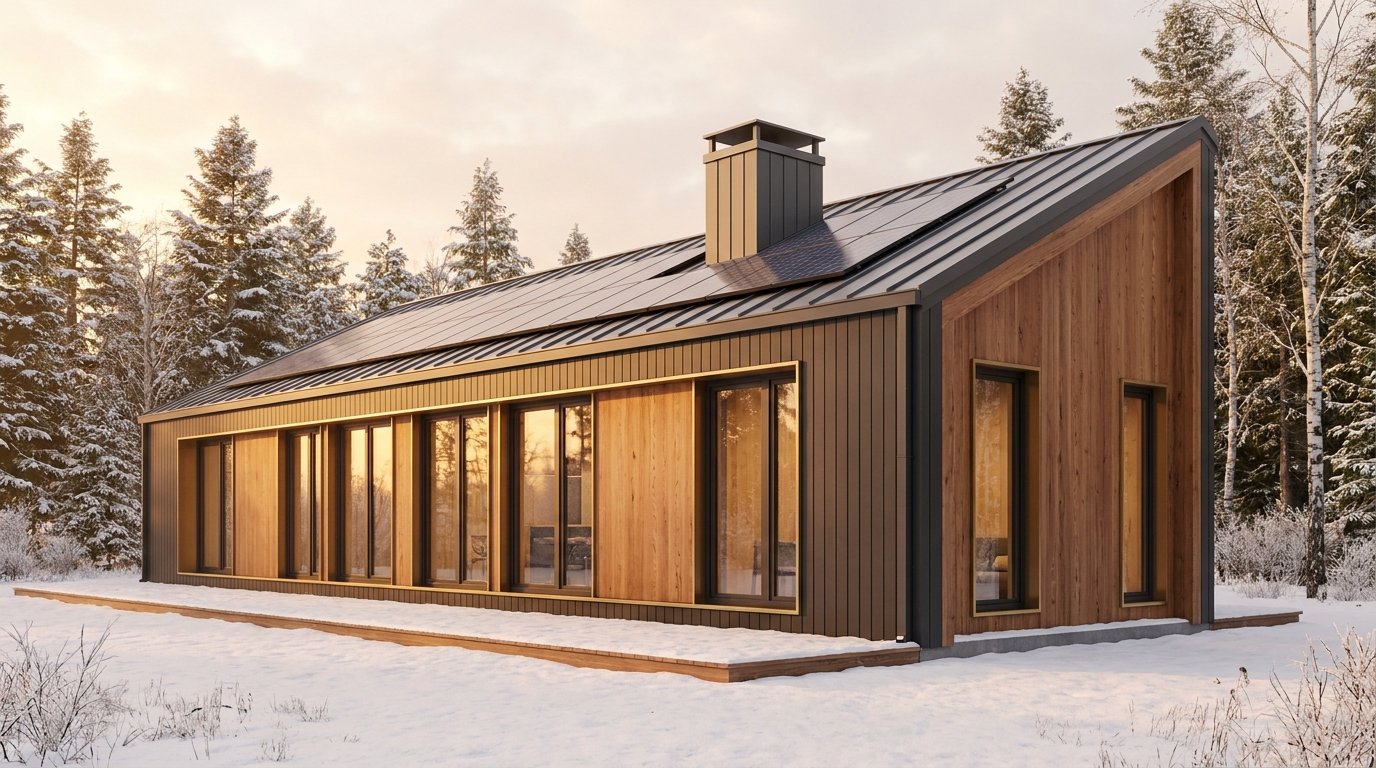 西の塔 外観 — AI render based on BIM specs