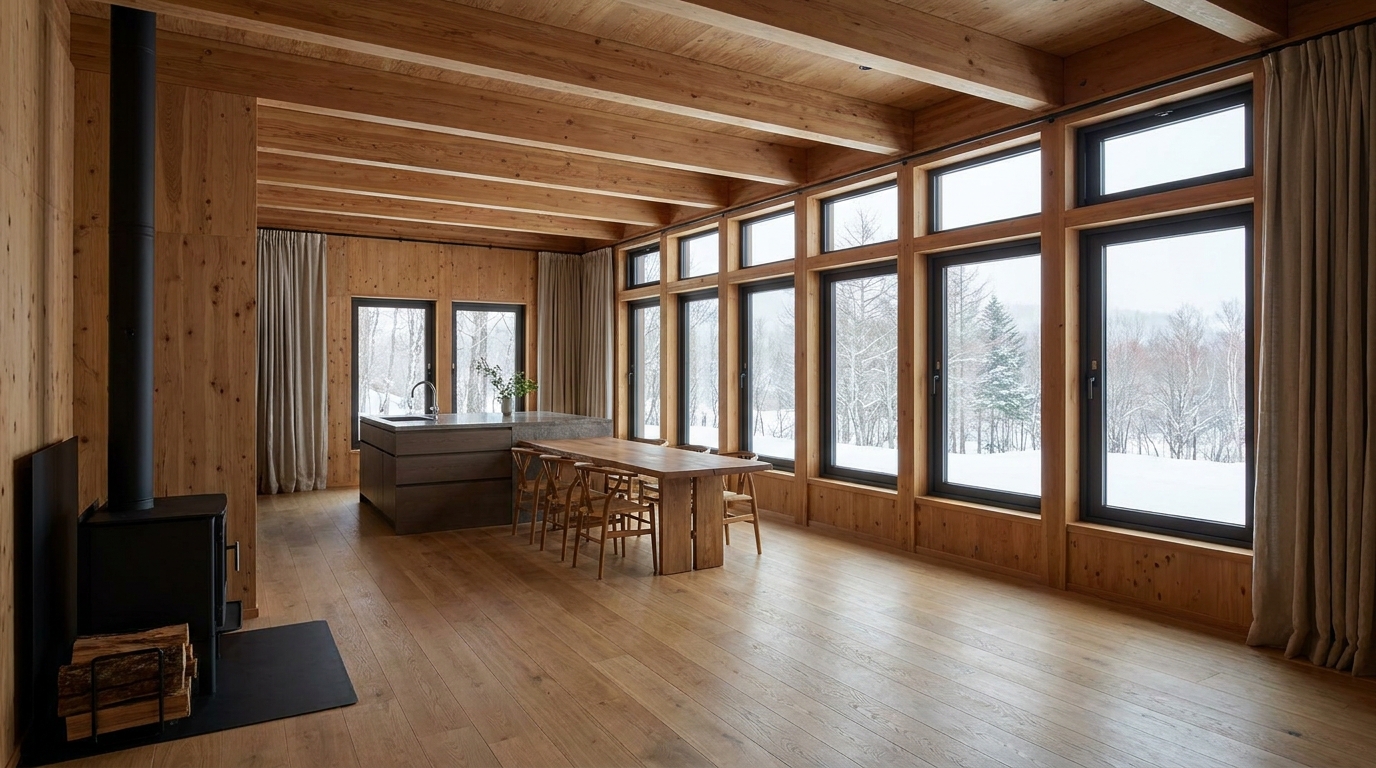 月の小屋 内観