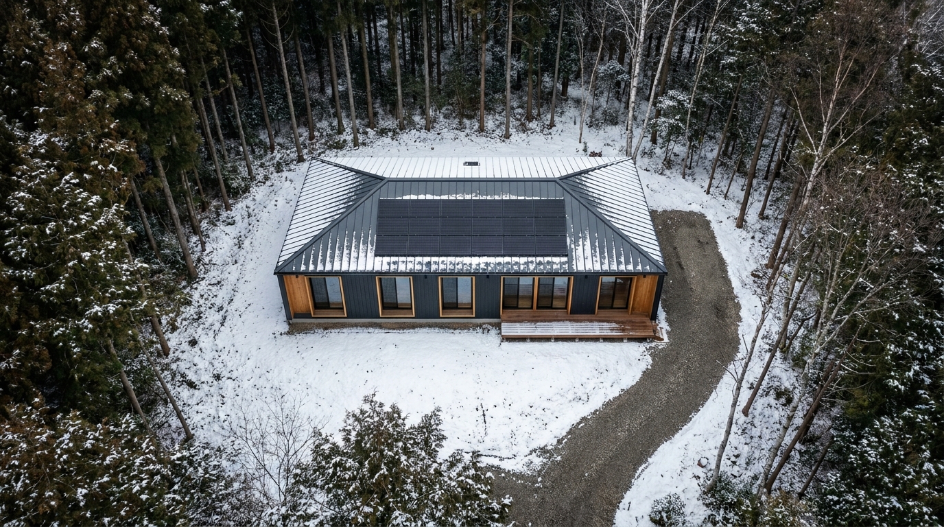 霜の小屋 配置
