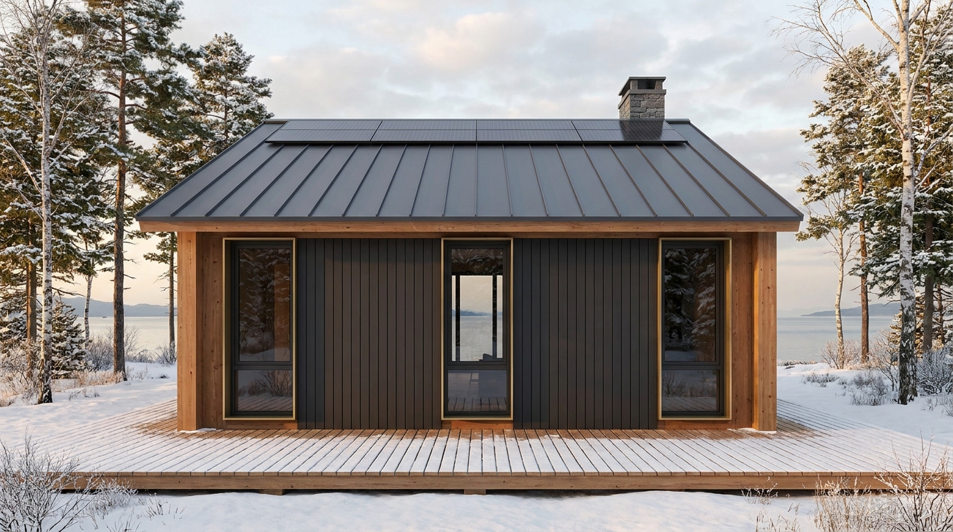 西の塔 外観 — AI render based on BIM specs