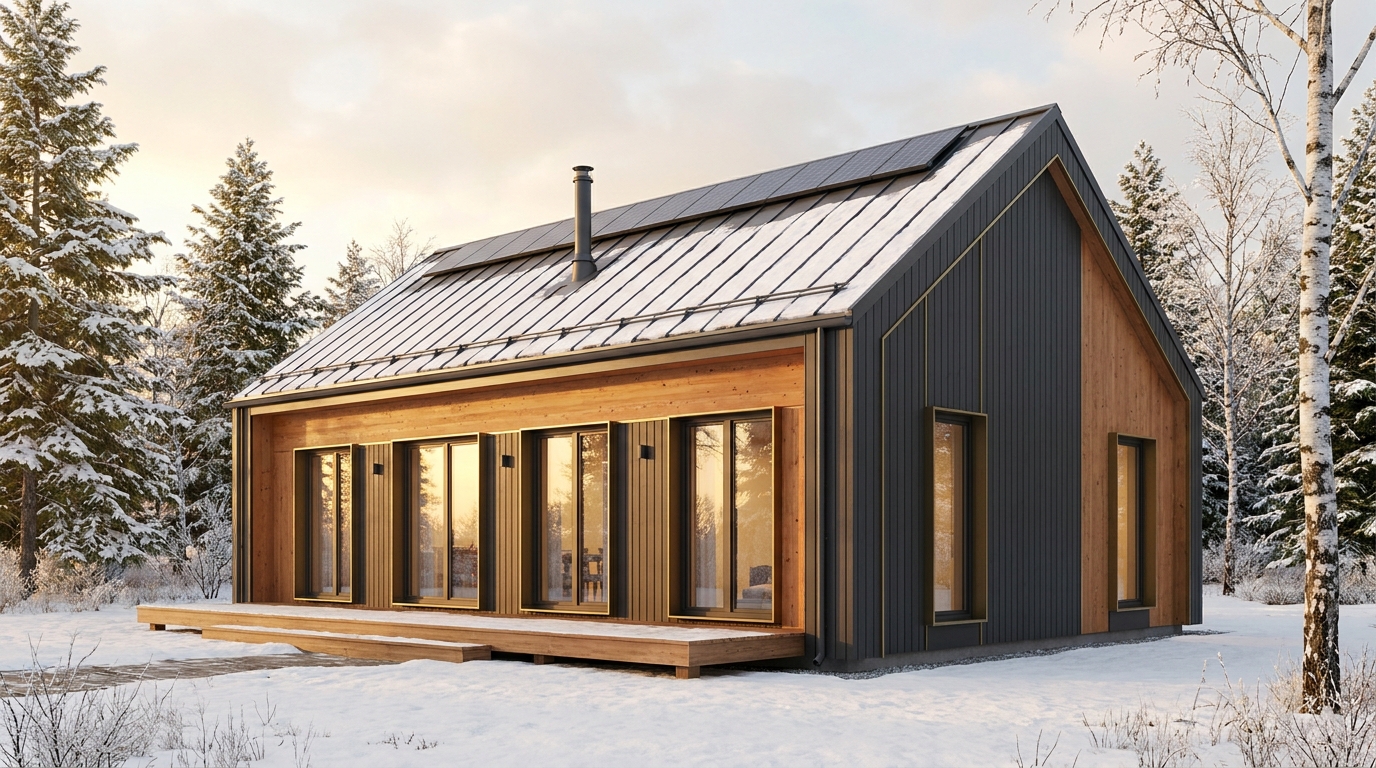 月の蔵 外観 — AI render based on BIM specs