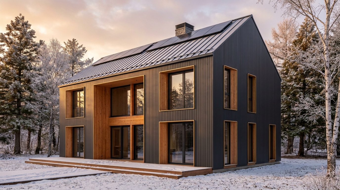 月の砦 外観 — AI render based on BIM specs