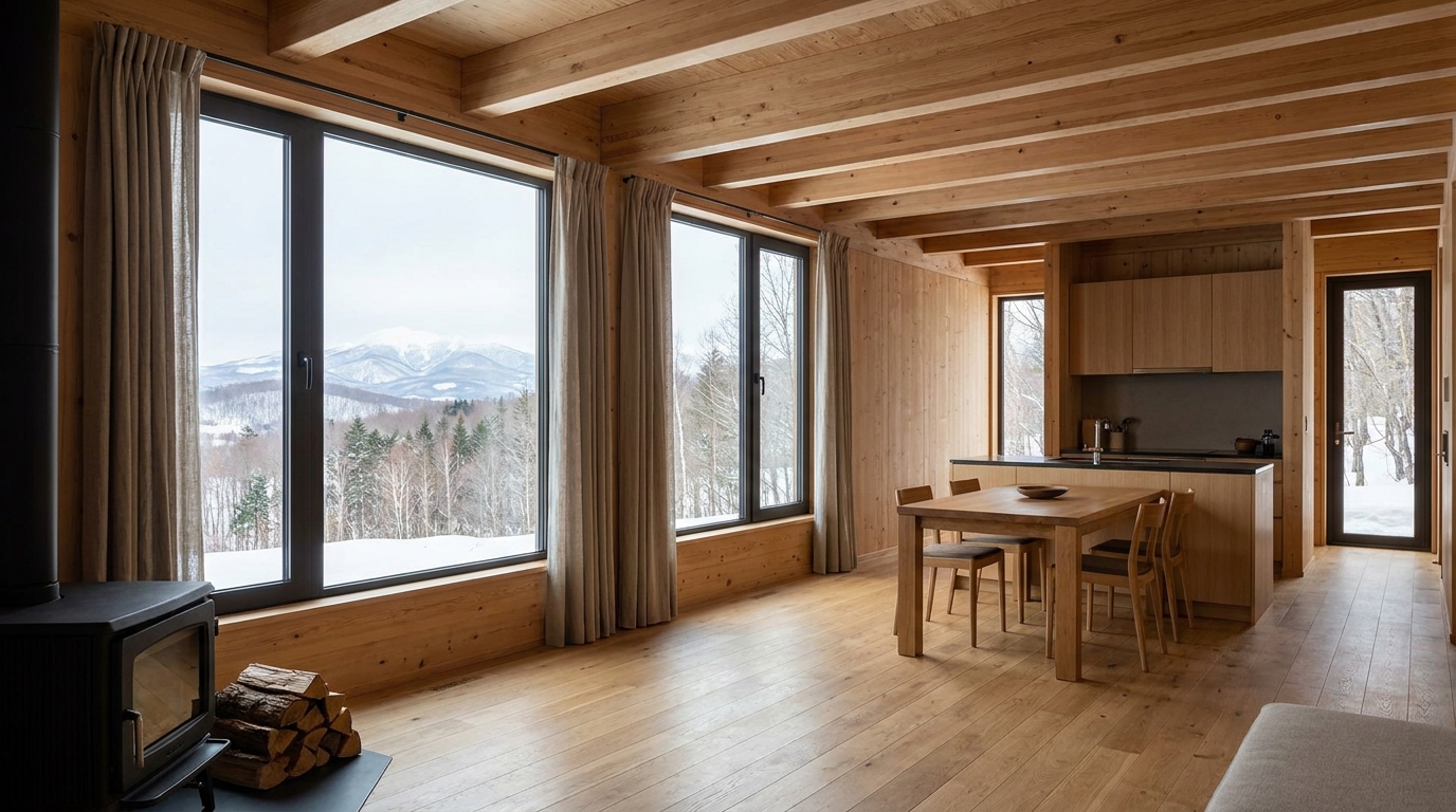 風の小屋 内観