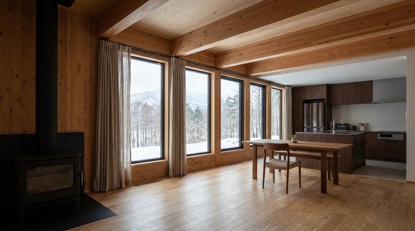 月の小屋 内観