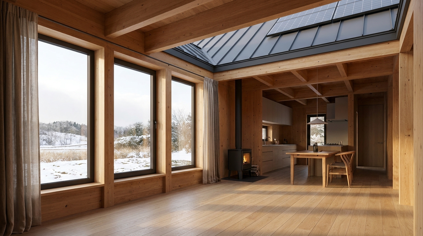 陽の小屋 内観