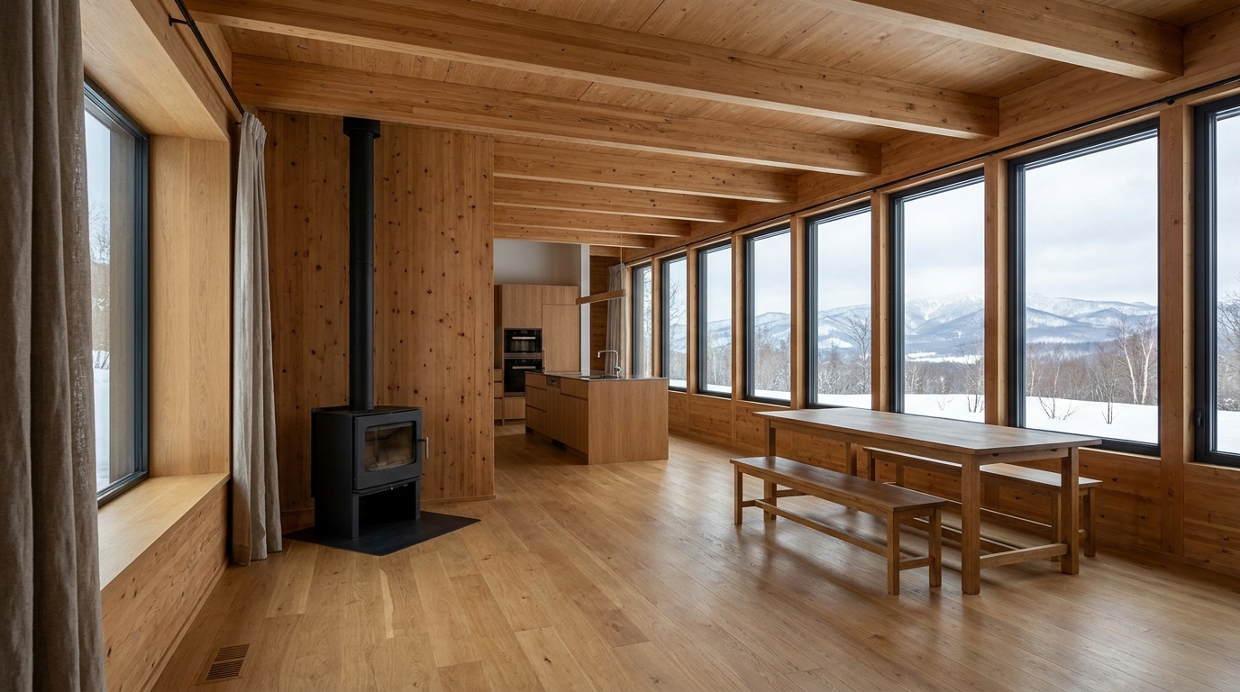 月の小屋 内観