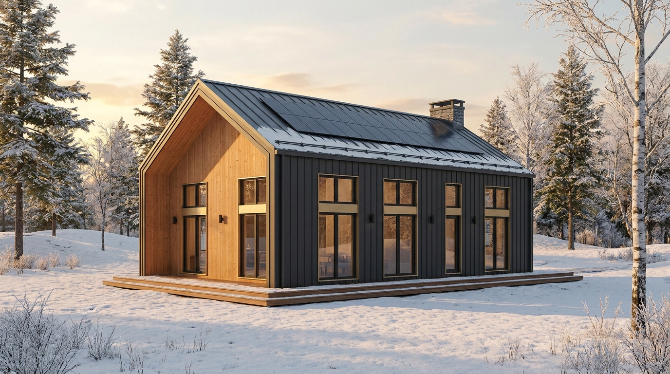 東の砦 外観 — AI render based on BIM specs