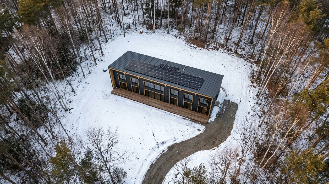 霜の小屋 配置