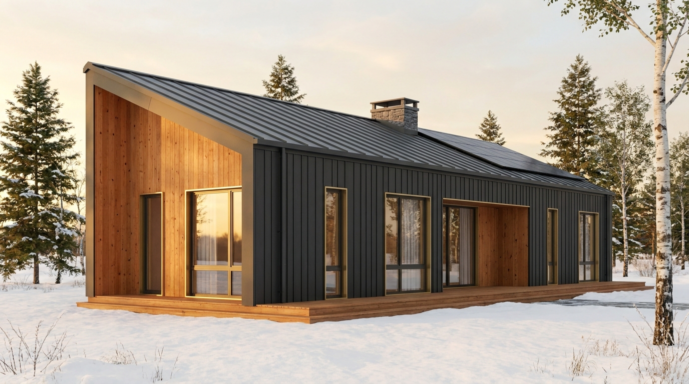 月の蔵 外観 — AI render based on BIM specs