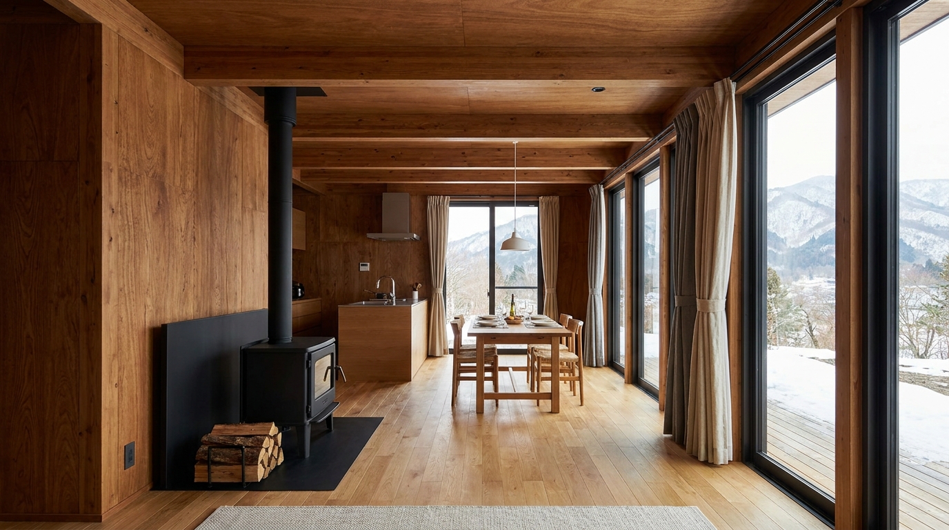 南の小屋 内観