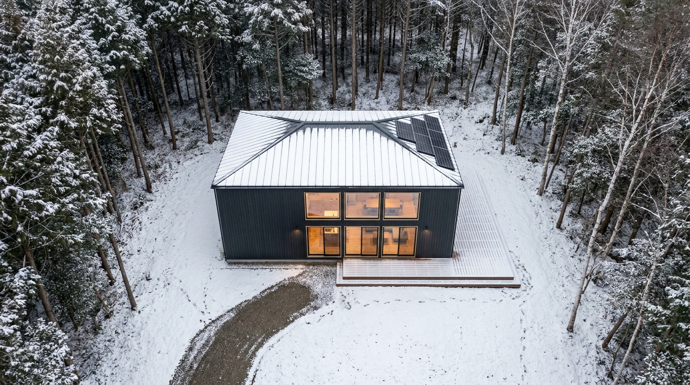北の小屋 配置