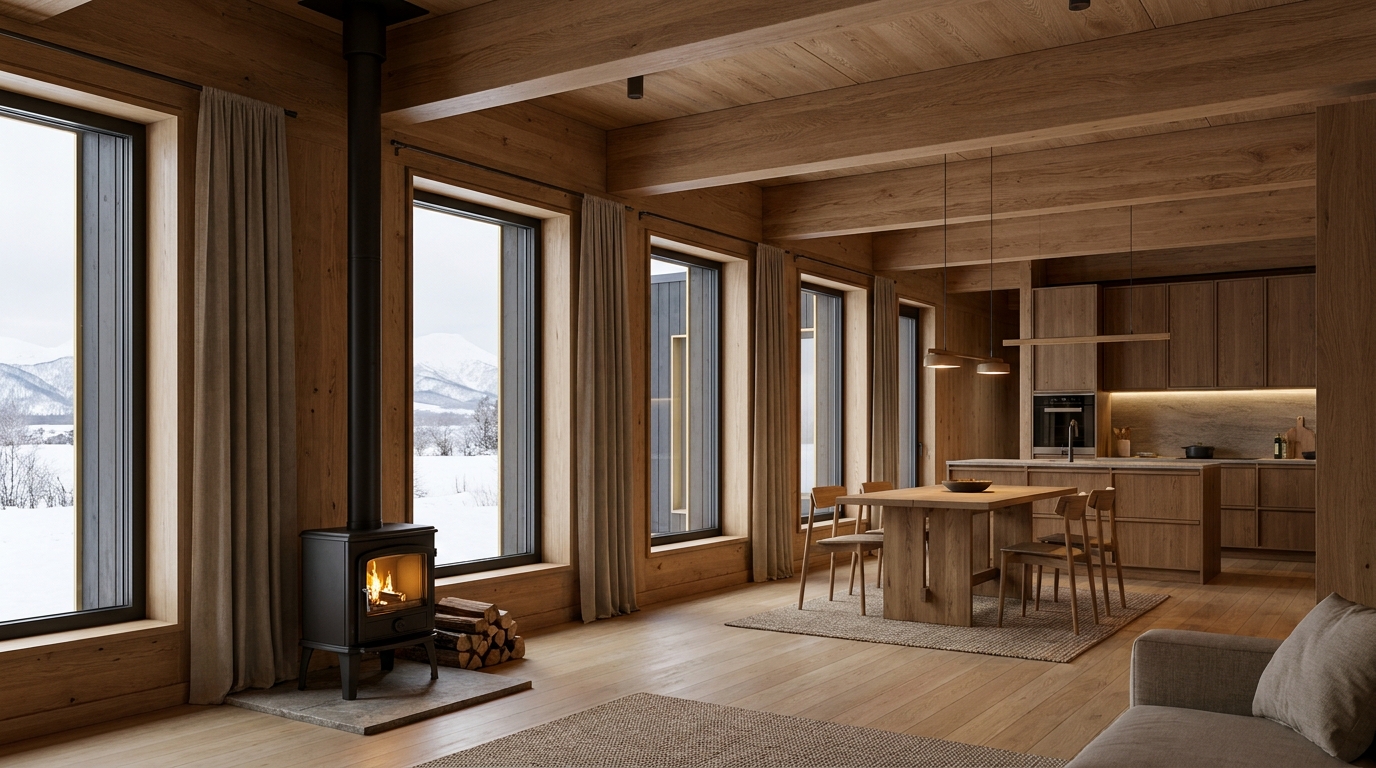 南の小屋 内観
