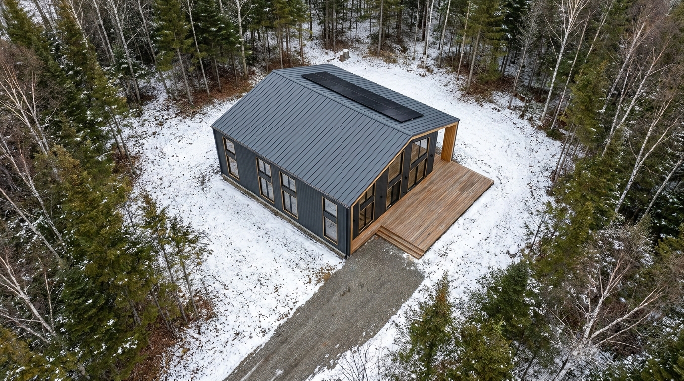 森の小屋 配置