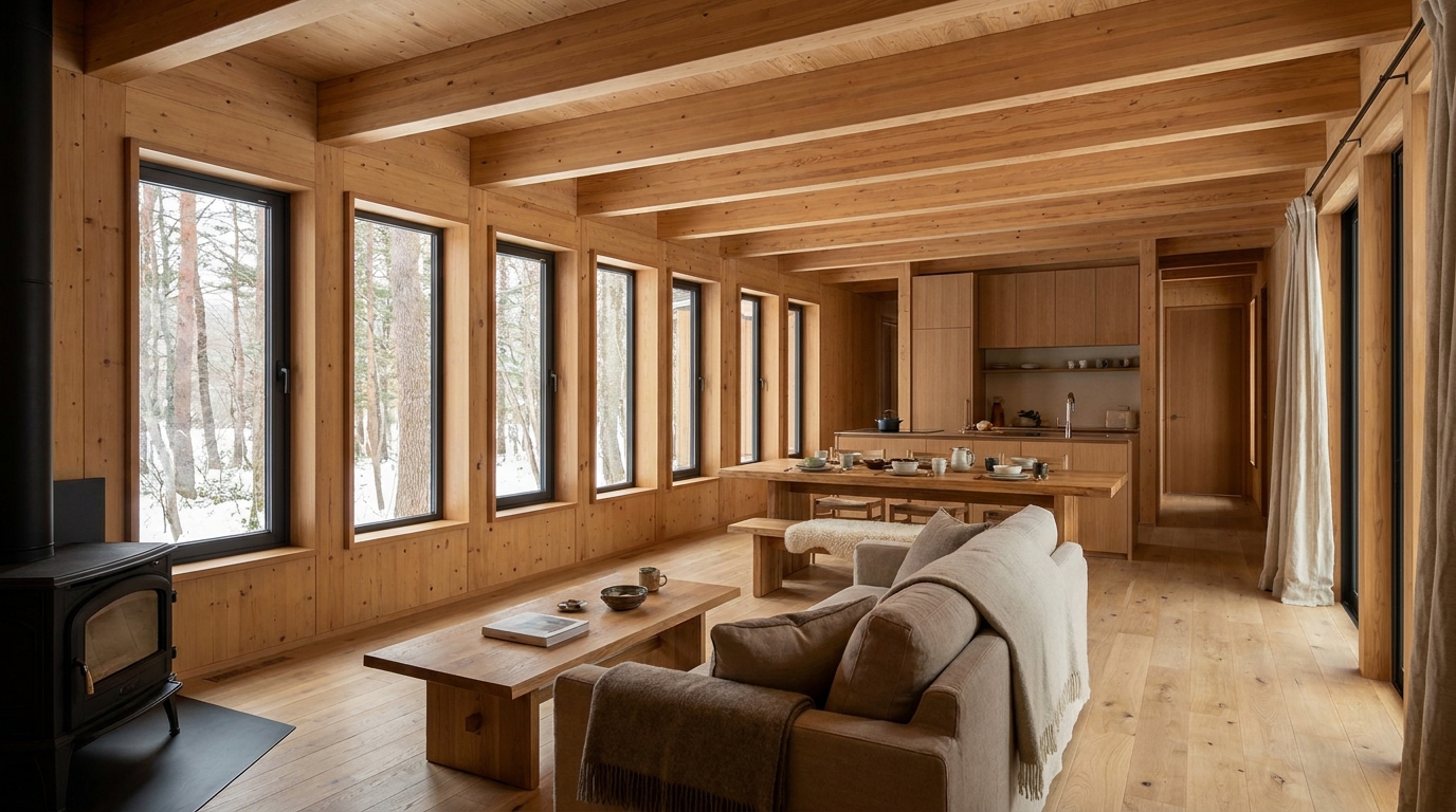 陽の小屋 内観