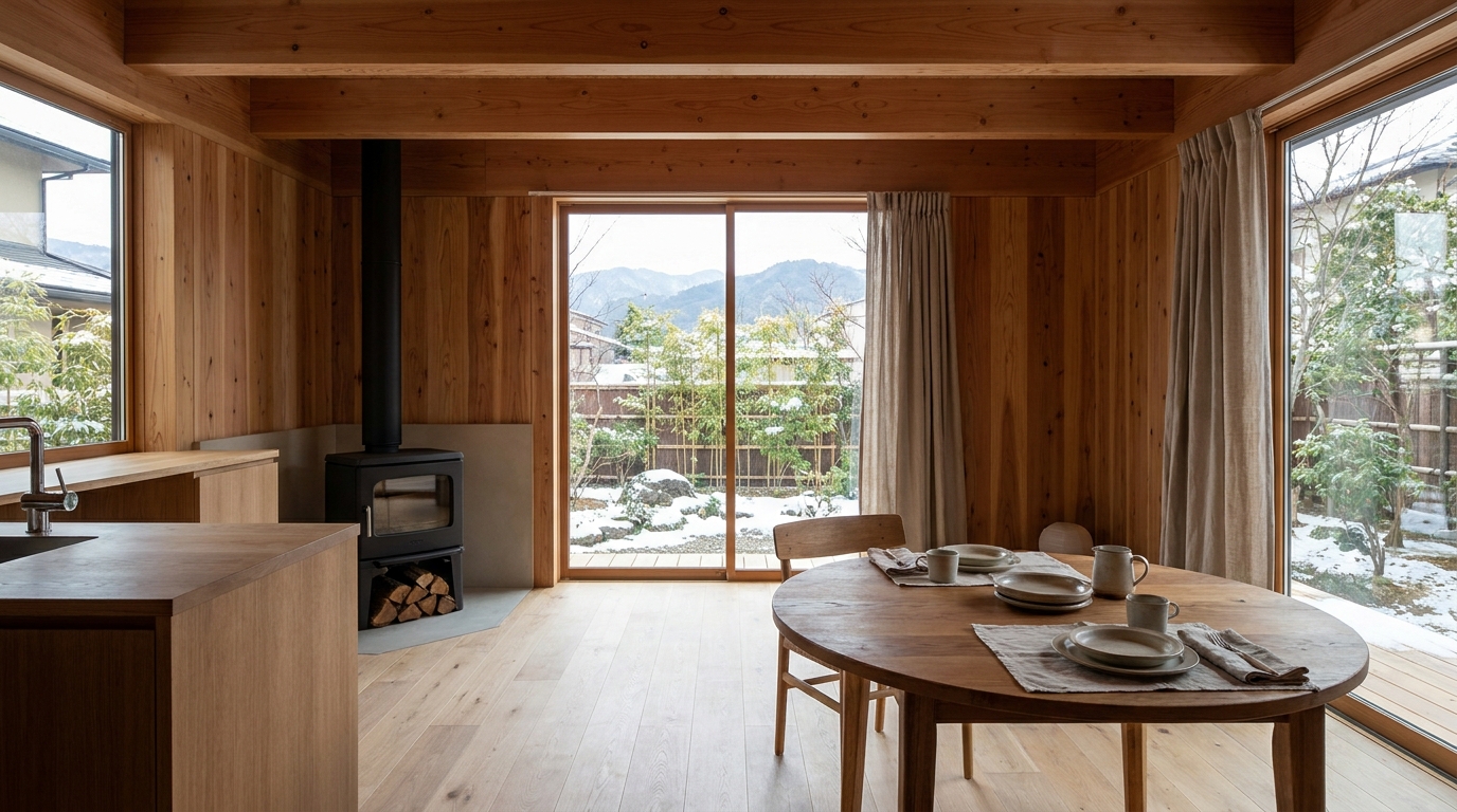 風の小屋 内観