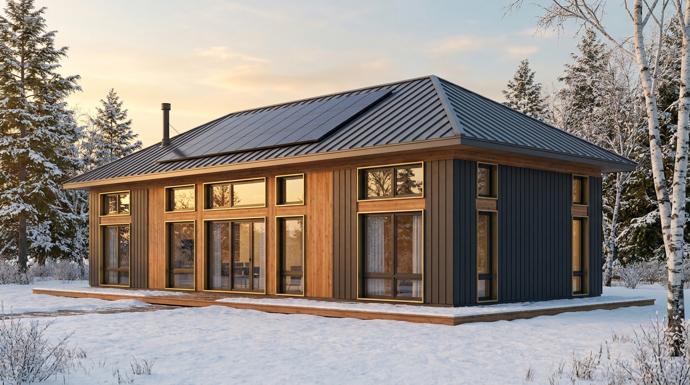 月の塔 外観 — AI render based on BIM specs