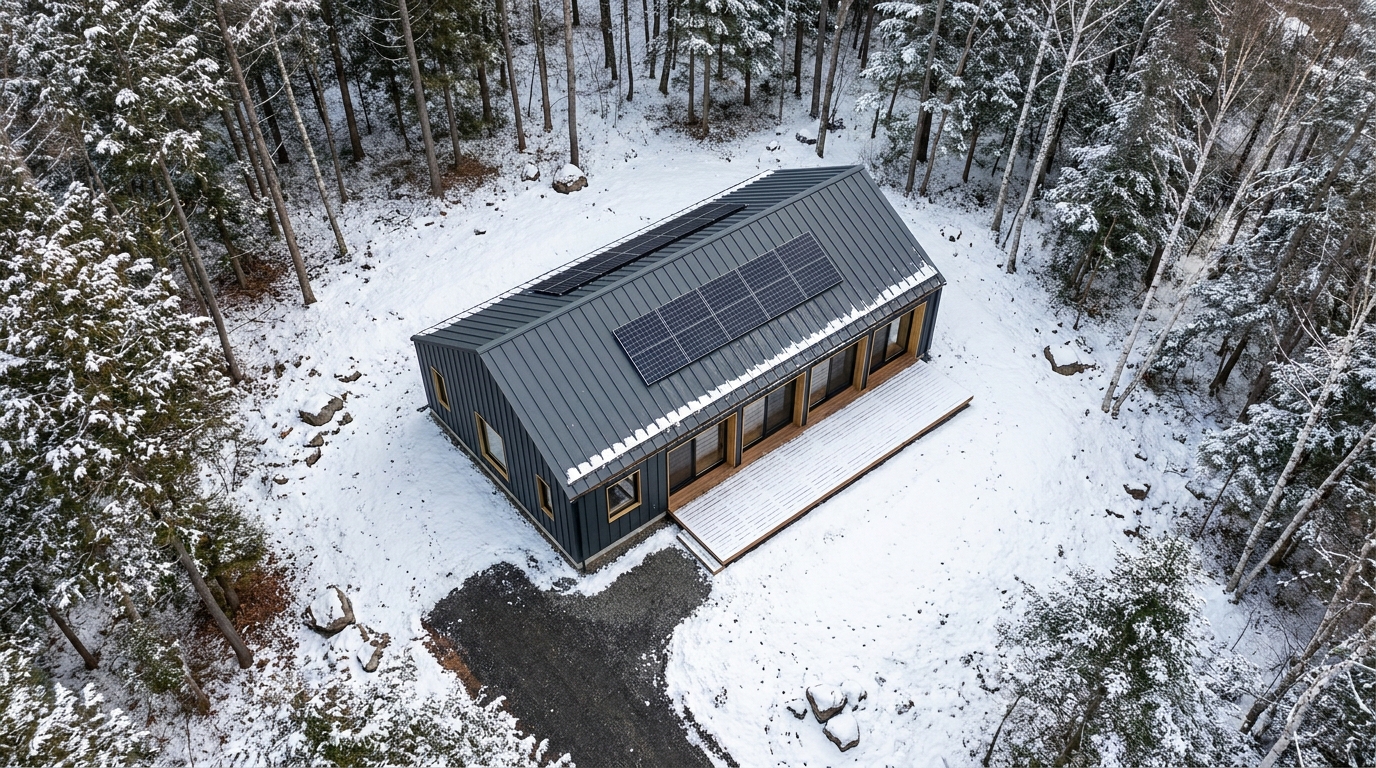 北の小屋 配置