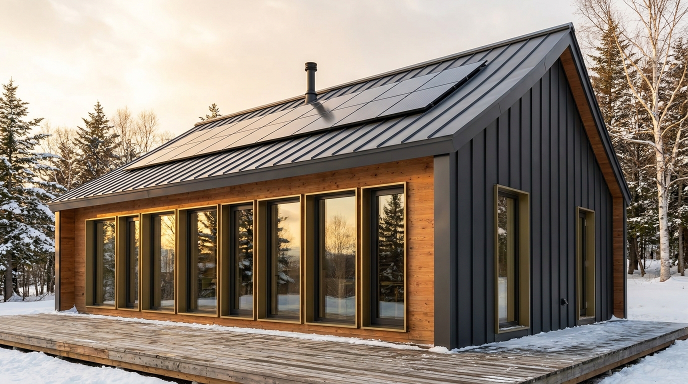 星の砦 外観 — AI render based on BIM specs
