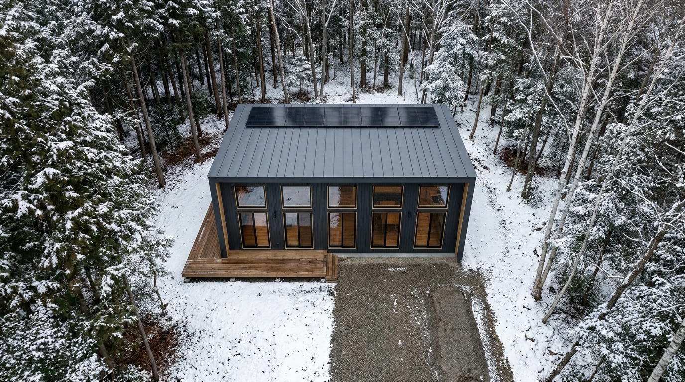 西の小屋 配置