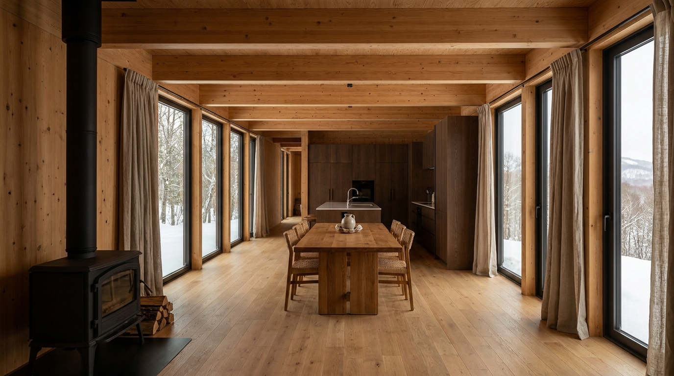 西の小屋 内観