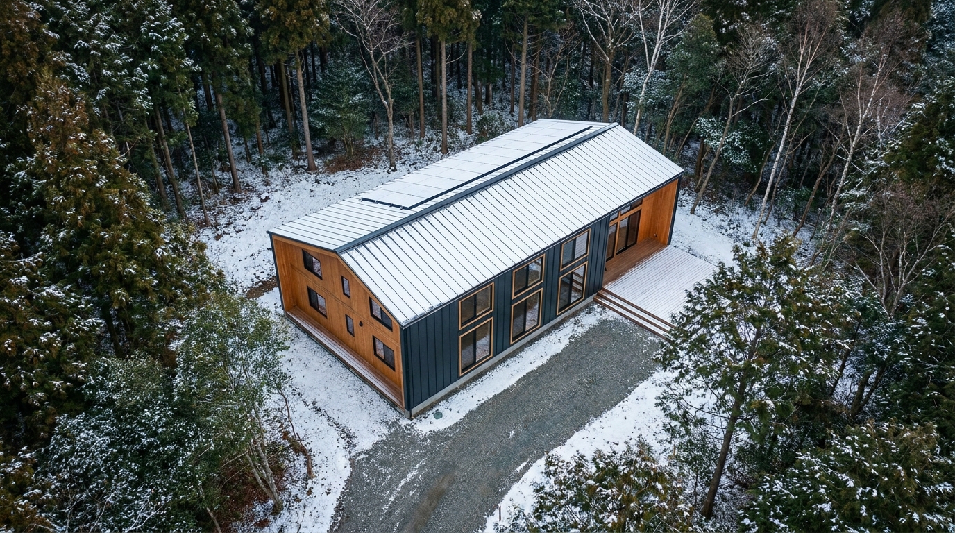 西の小屋 配置