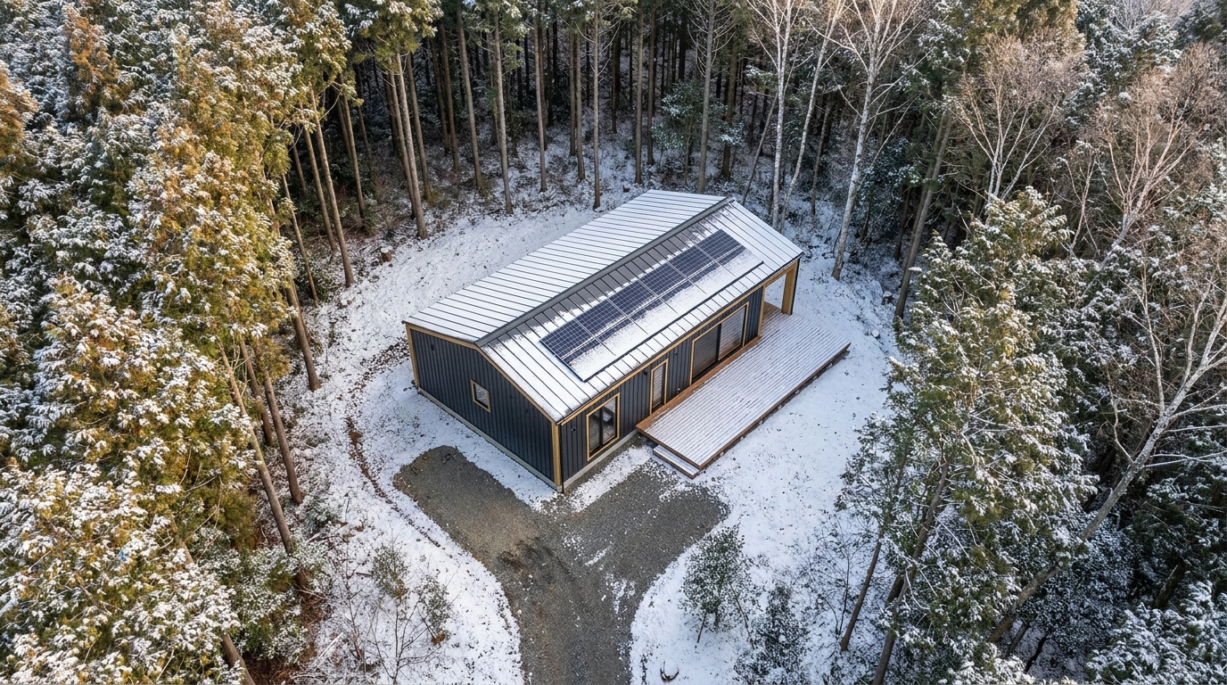 東の小屋 配置
