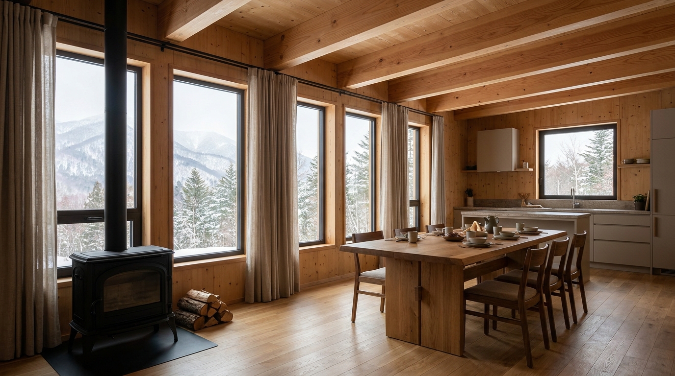 陽の小屋 内観