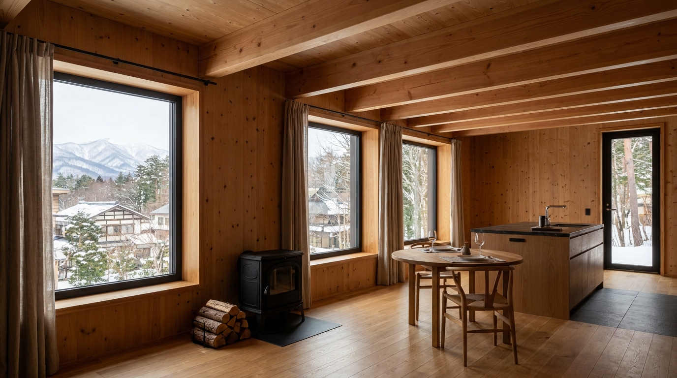 月の小屋 内観