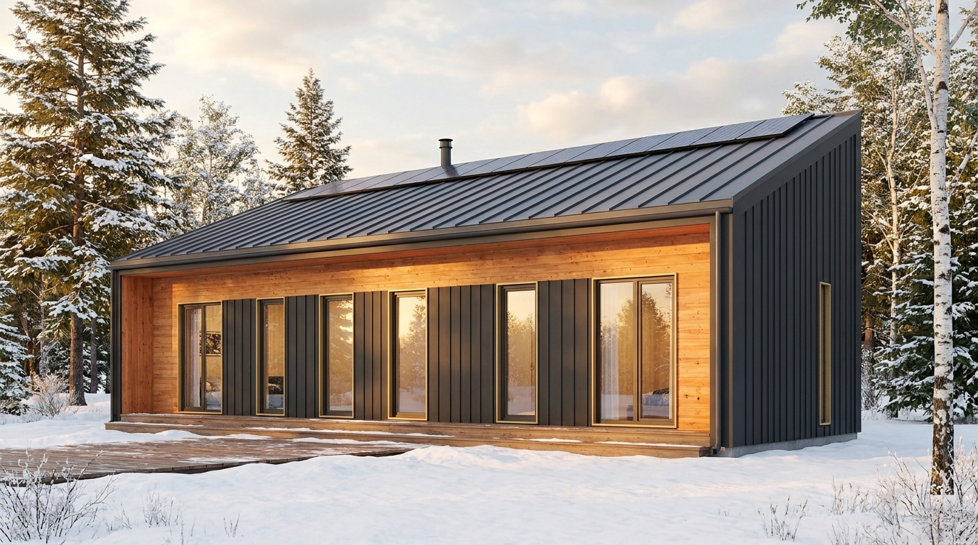 森の塔 外観 — AI render based on BIM specs