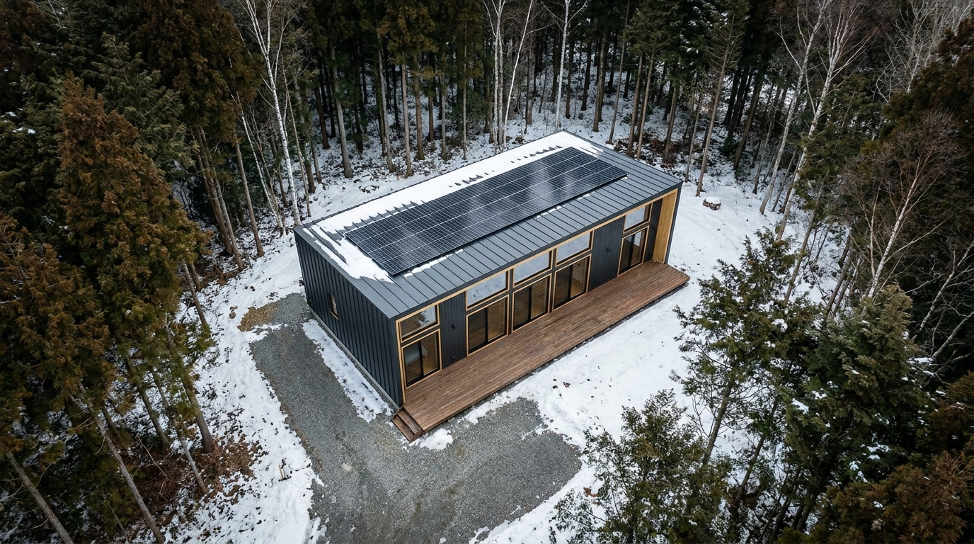 森の小屋 配置