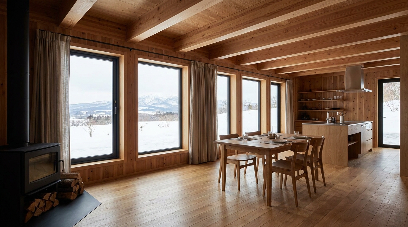 東の小屋 内観