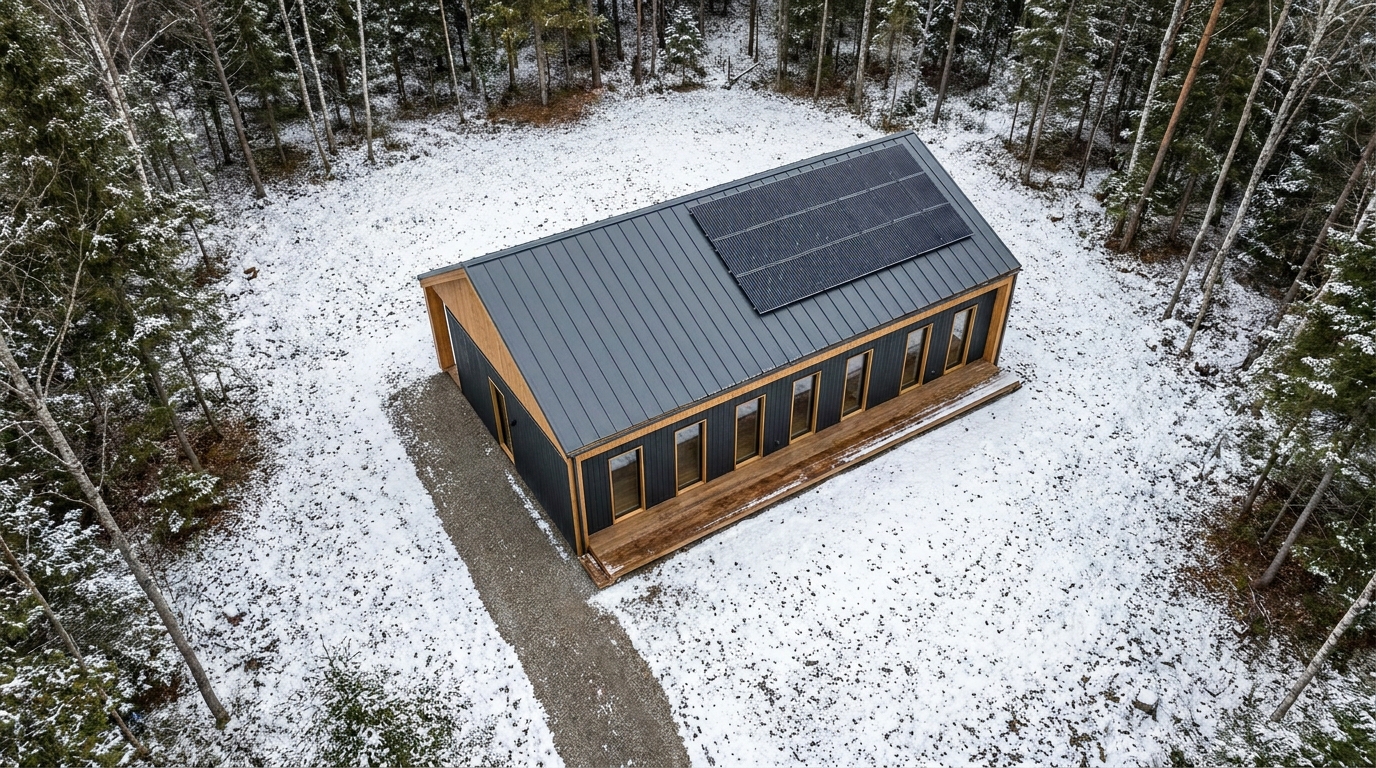 霜の小屋 配置