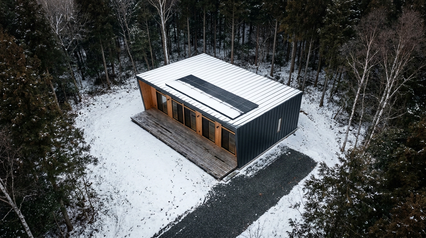 森の小屋 配置