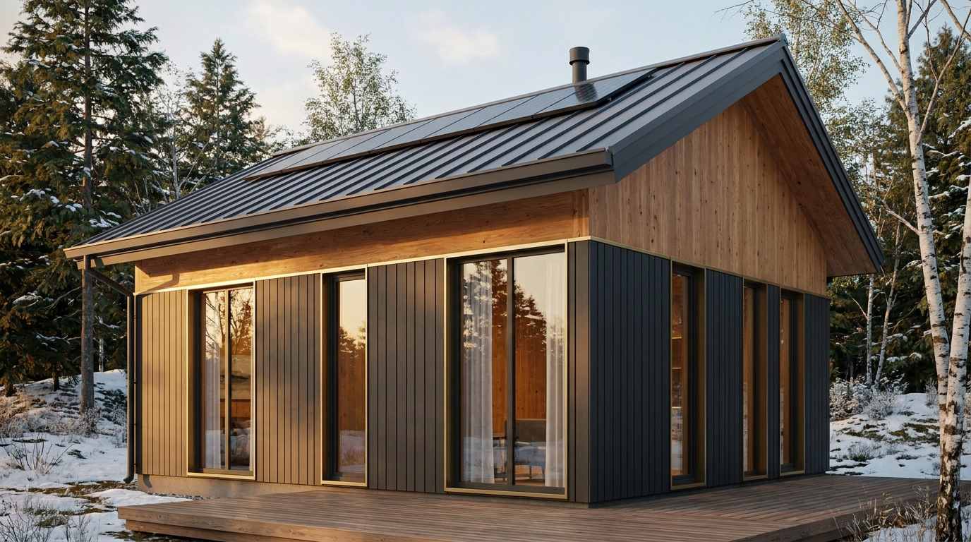 東の砦 外観 — AI render based on BIM specs