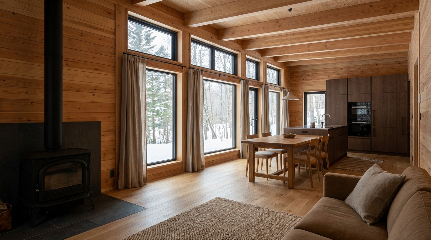 陽の小屋 内観