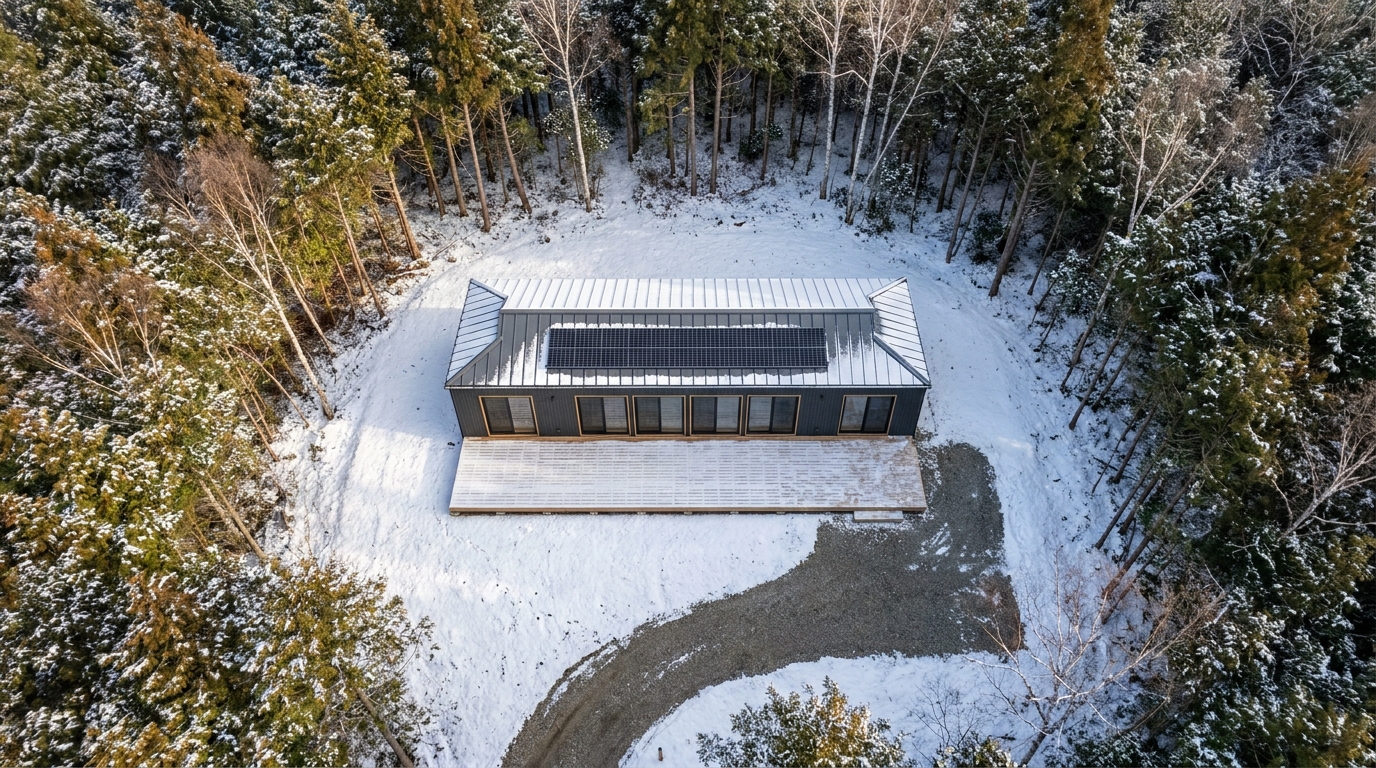 北の小屋 配置