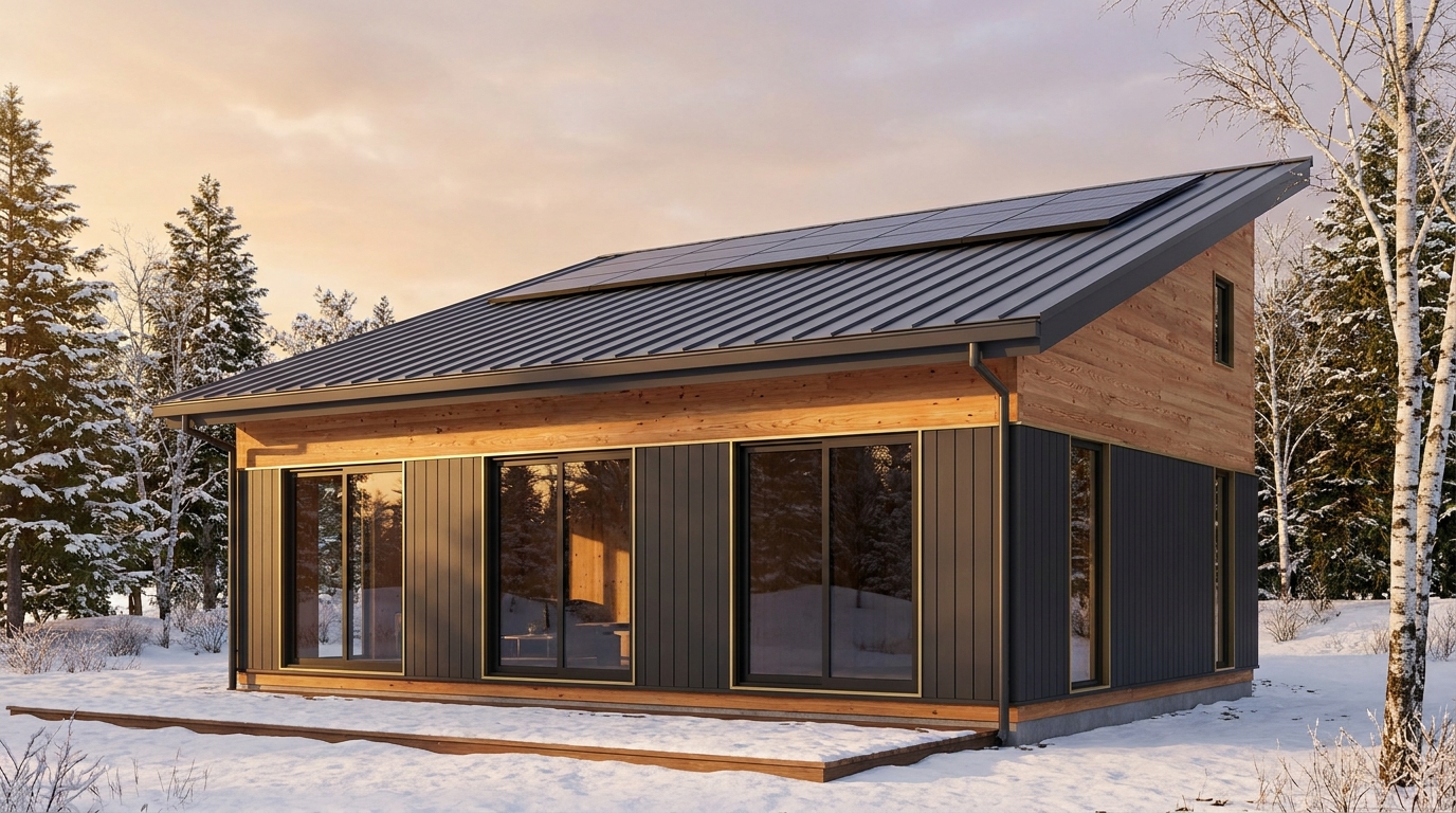 陽の里 外観 — AI render based on BIM specs