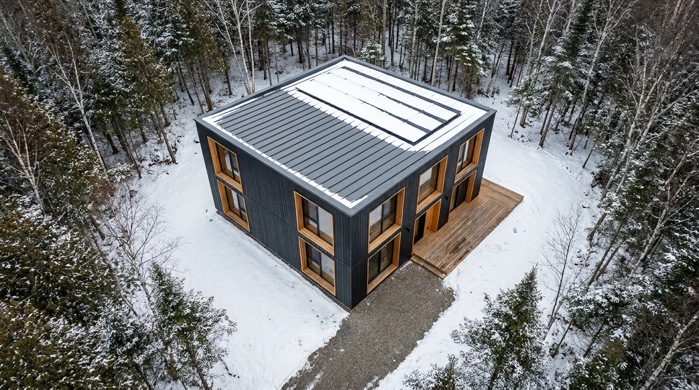 雪の小屋 配置