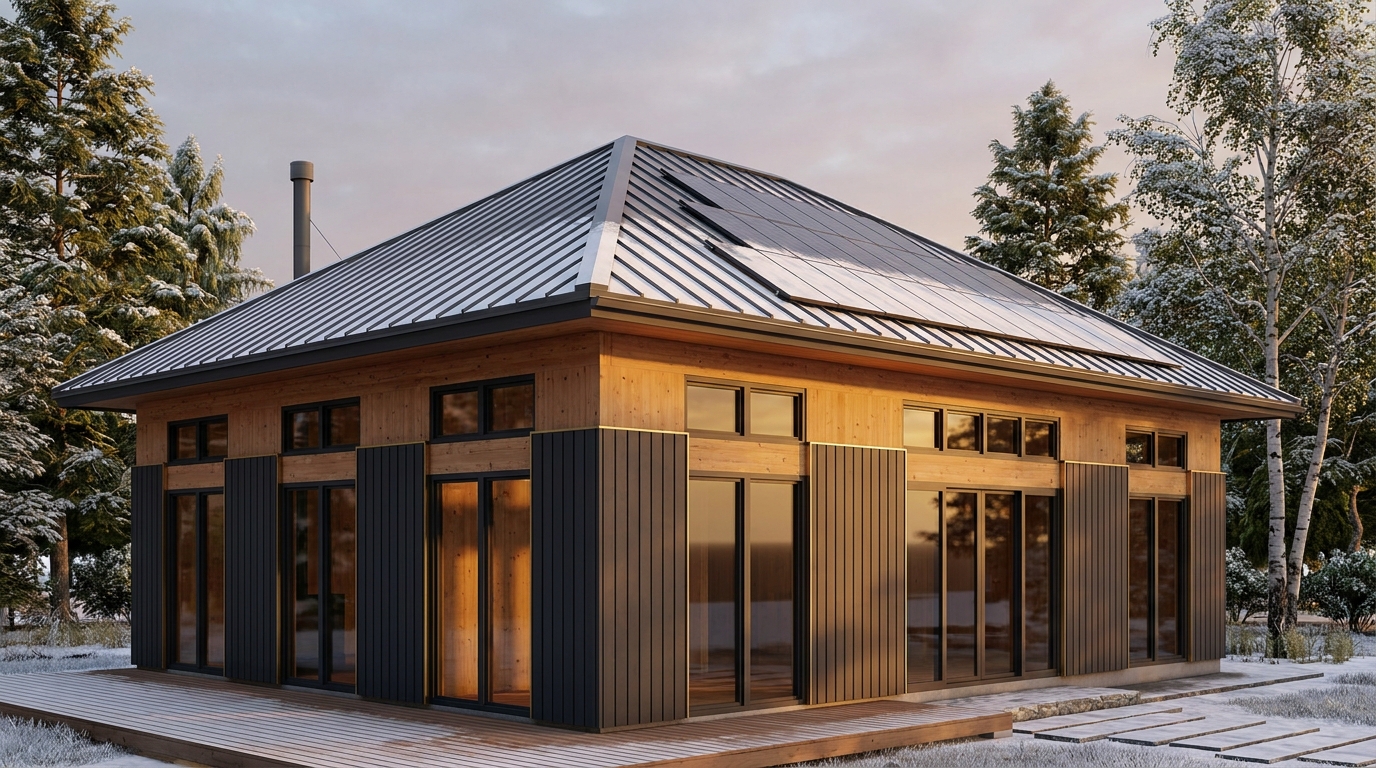 南の塔 外観 — AI render based on BIM specs