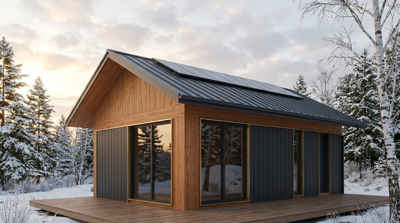 月の蔵 外観 — AI render based on BIM specs