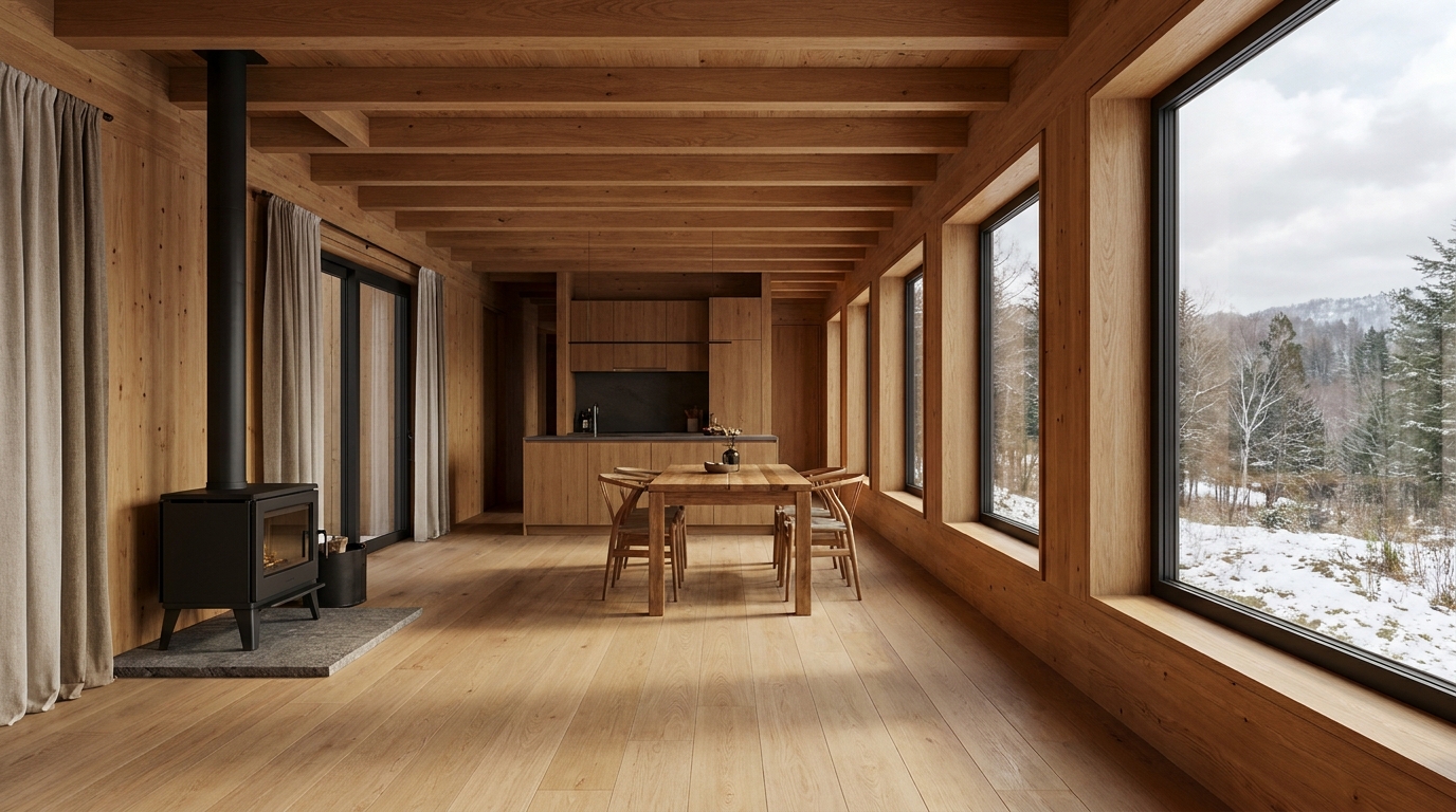 風の小屋 内観