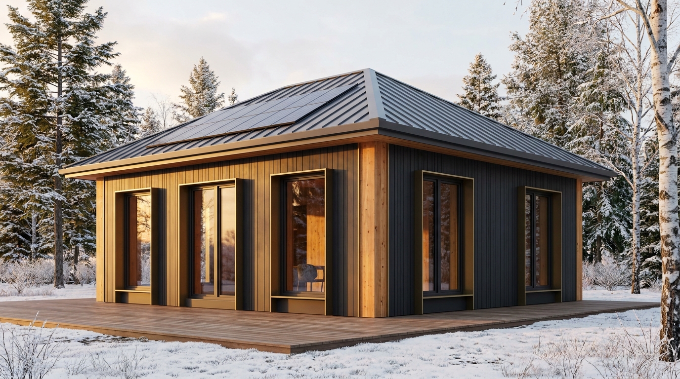 南の館 外観 — AI render based on BIM specs
